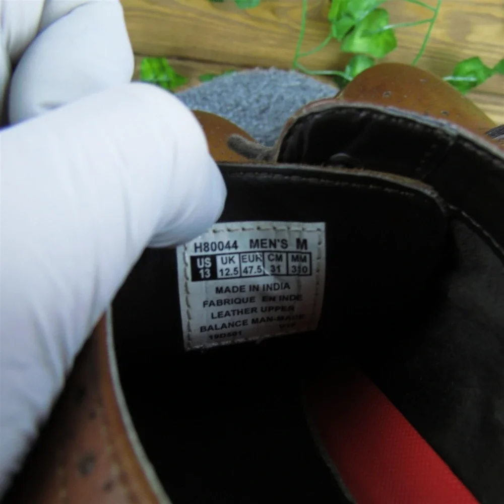 Rockport Men's Wingtip Derby Oxfords Brown Leather Size 13 Medium  Used 2025‎